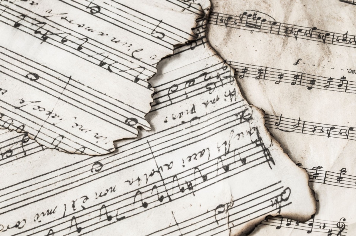 K-pop Musik-Notizbuch mit Handgeschriebenem Text