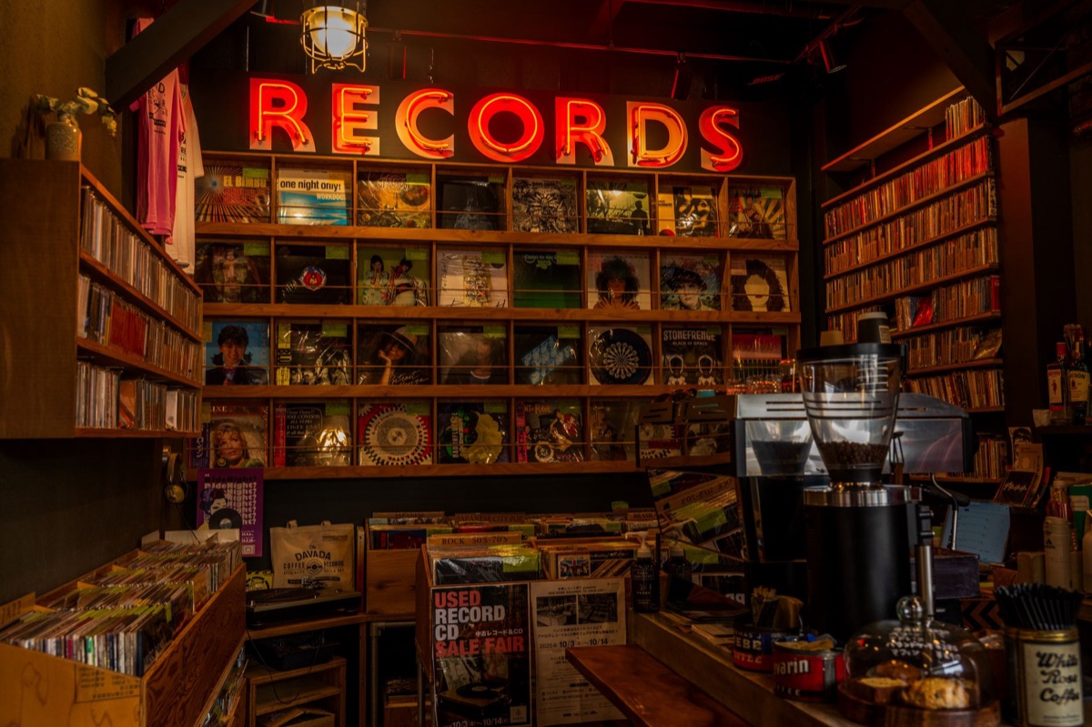 disque vinyl brillant