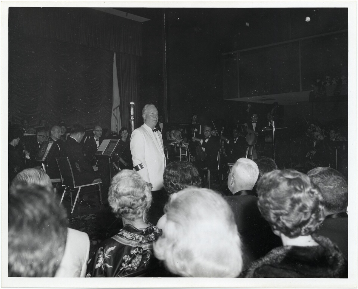 public à un concert