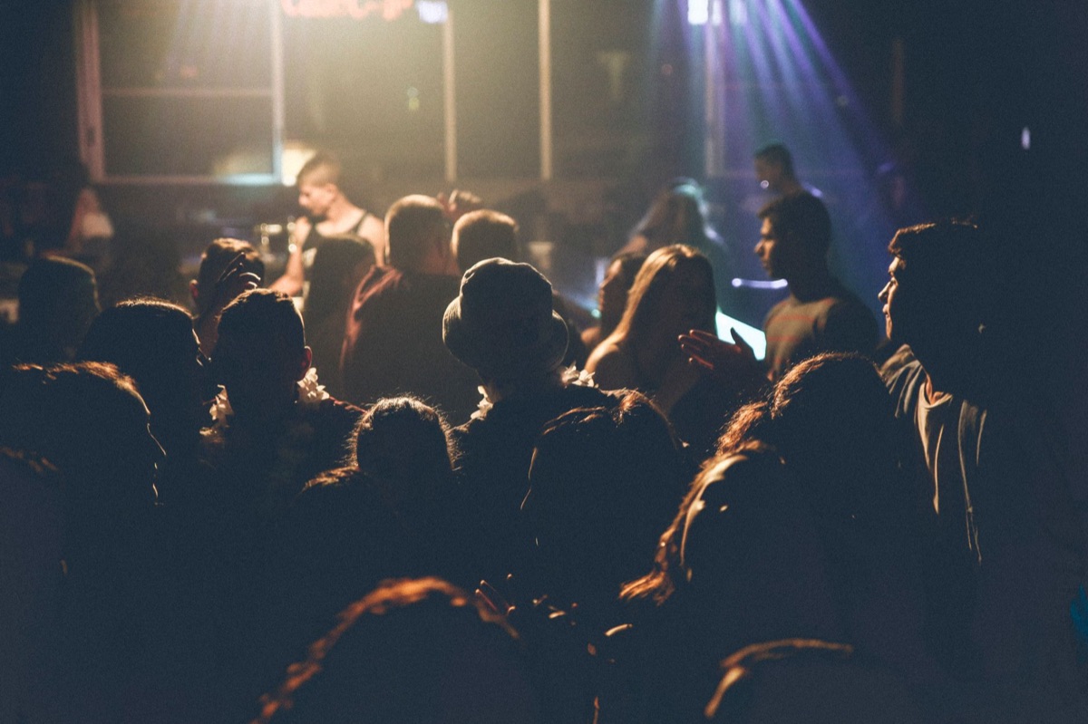K-pop concert crowd