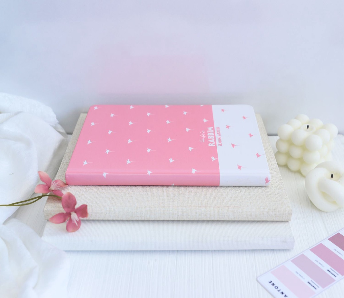 notebook with kpop lyrics