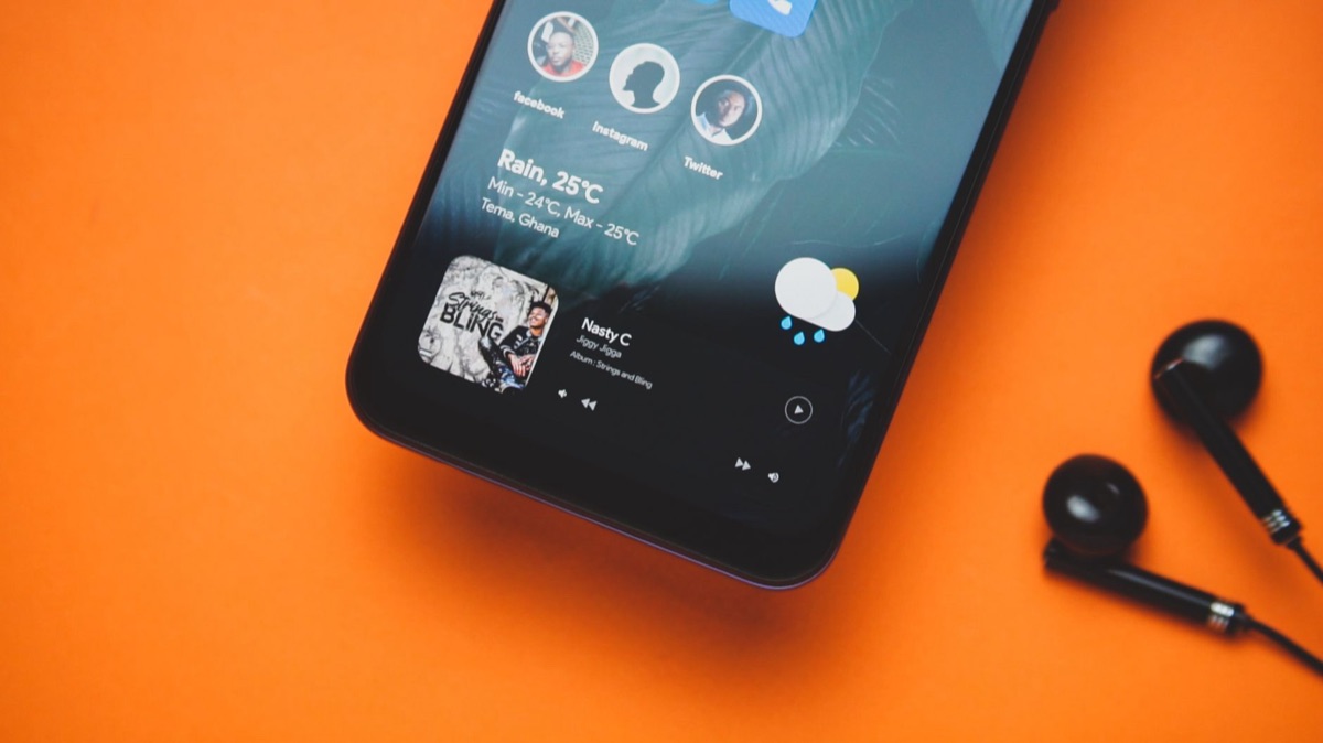 Application de streaming musical sur un smartphone